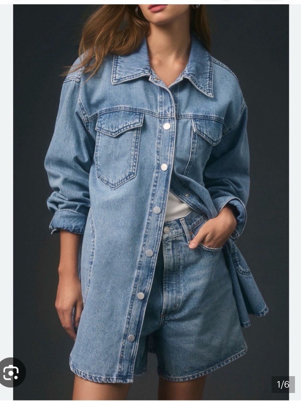 Pilcro Light Blue Denim Jacket